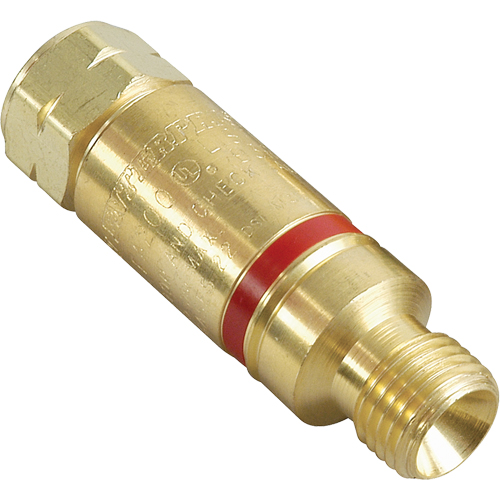 Flashback Arrestors - Oxy/Fuel Gas, Fuel Gas (red)/Oxygen (green), Regulator Adaptor Style Groupe Generik