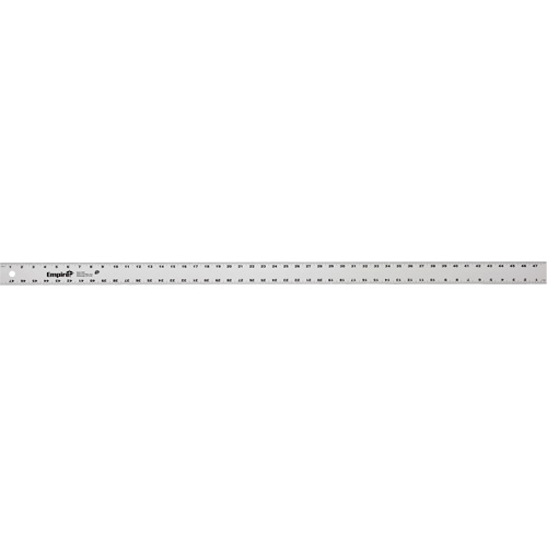 Heavy-Duty Straight Edge, 48" L, Aluminum, 1" Graduations Groupe Generik