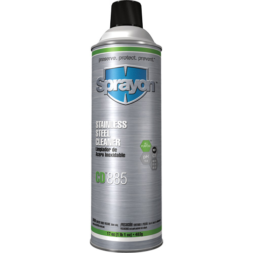 CD885 Stainless Steel Cleaner, 20 oz., Aerosol Can Groupe Generik