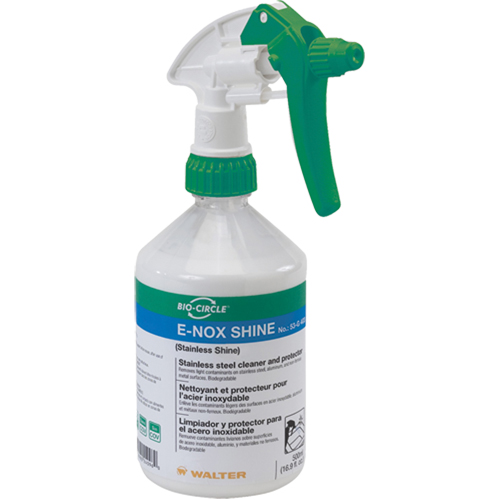 E-Nox Shine Stainless Steel Cleaner & Protector, 500 ml, Trigger Bottle Groupe Generik