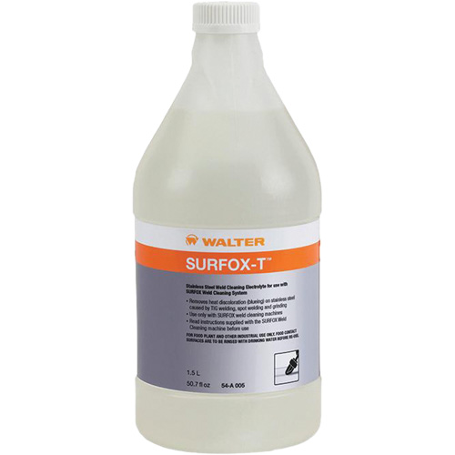 Nettoyant de soudures SURFOX-T, 1,5 L, Bouteille Groupe Generik