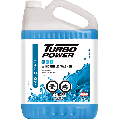 Liquide lave-glace toutes saisons Turbo Power, Cruche, 3,78 L Groupe Generik