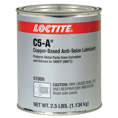 Loctite&reg; 8008 C5-A Copper Anti-Seize Lubricant, 2.5 lbs., Can, 1800°F (982°C) Max Temp. Groupe Generik