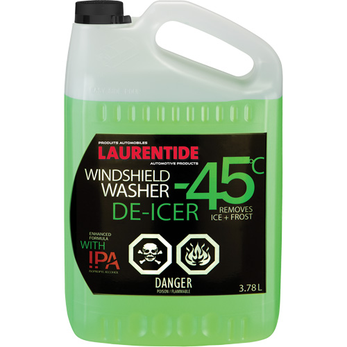 Laurentide Windshield Washer & De-Icer, Jug, 3.78 L Groupe Generik