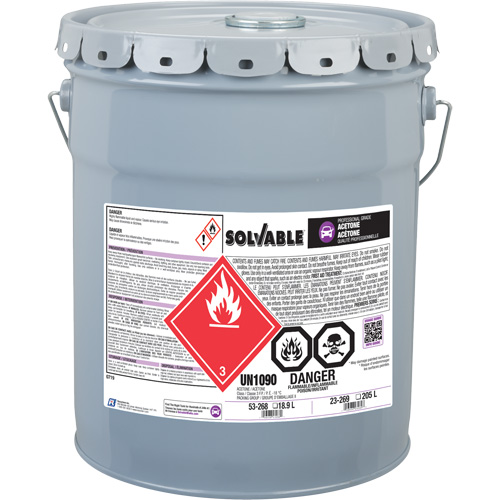 Liquid Acetone, 18.9 L Groupe Generik