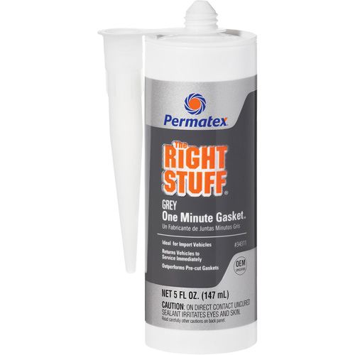 The Right Stuff&reg; Instant Gasket Maker, Cartridge, Grey Groupe Generik