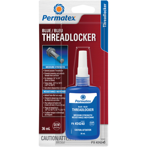 Threadlocker, Blue, Medium, 36 ml, Bottle Groupe Generik