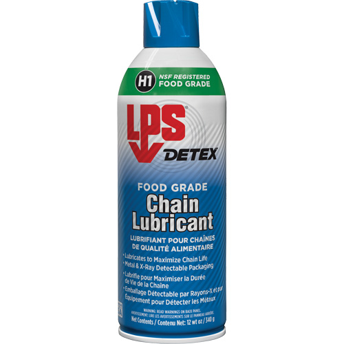 Detex&reg; Food Grade Chain Lubricant, 12 oz./340 g/430 ml, Aerosol Can Groupe Generik