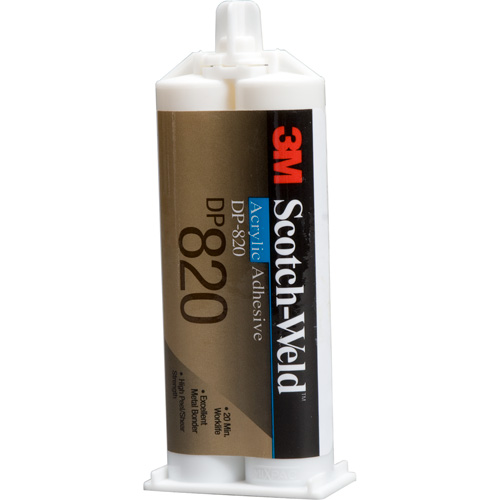 Adh&eacute;sif acrylique Scotch-Weld, Deux composants, Cartouche double, 400 ml, Blanc cass&eacute; Groupe Generik