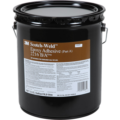 Scotch-Weld Adhesive, 5 gal., Pail, Two-Part, Grey Groupe Generik