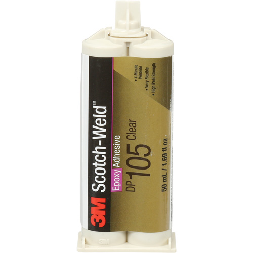 Scotch-Weld Adhesive, 1.7 fl. oz., Cartridge, Two-Part, Translucent Groupe Generik