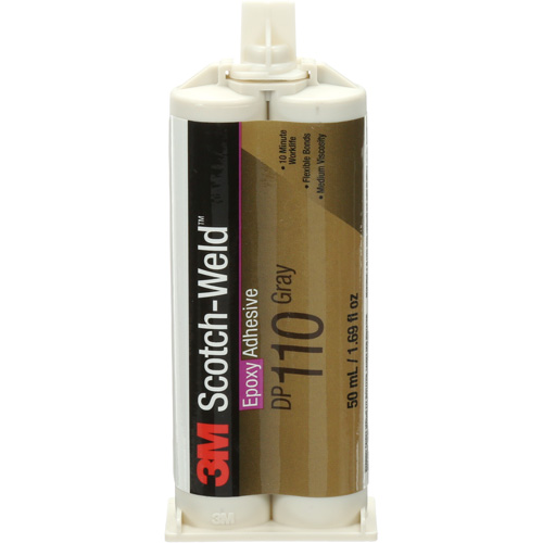 Scotch-Weld Adhesive, 1.64 fl. oz., Cartridge, Two-Part, Grey Groupe Generik