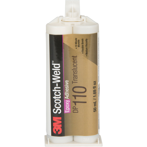 Scotch-Weld Adhesive, 1.64 fl. oz., Dual Cartridge, Two-Part, Clear Groupe Generik