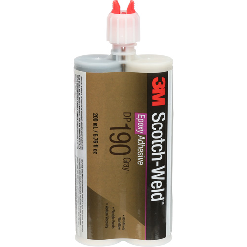 Scotch-Weld Adhesive, 200 ml, Cartridge, Two-Part, Grey Groupe Generik