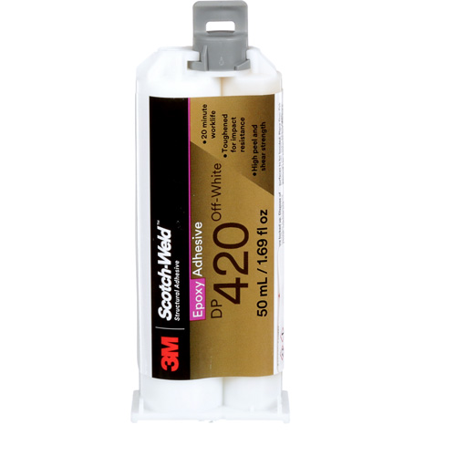 Scotch-Weld Adhesive, 1.25 fl. oz., Cartridge, Two-Part, Off-White Groupe Generik
