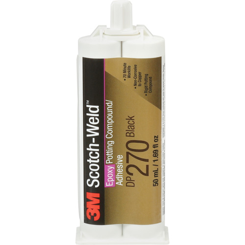 Scotch-Weld Potting Compound, 1.7 fl. oz., Dual Cartridge, Two-Part, Black Groupe Generik