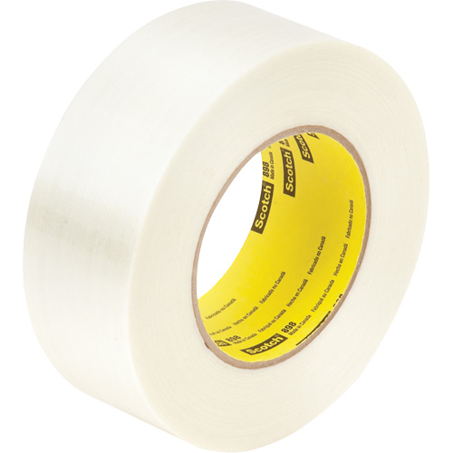 Ruban renforc&eacute; de filaments Scotch, &eacute;paisseur 6,6 mils, 12 mm (1/2") x 33 m (108')  Groupe Generik