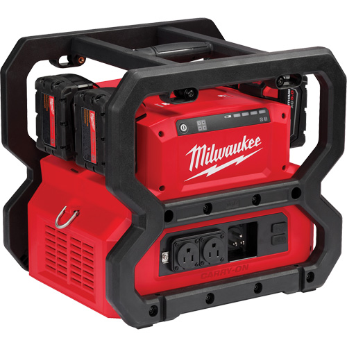 M18 Carry-On Power Supply, 1800 W/3600 W, Lithium Ion, 13-3/4" H x 12-1/4" W x 15" D, 28 lbs. Groupe Generik
