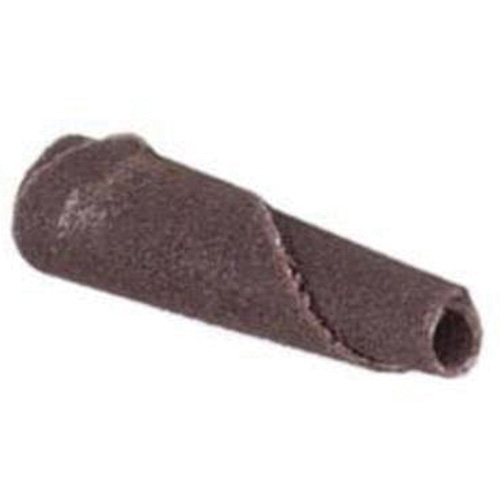 Cartouche de bande abrasive conique ALO, 180 Grain, 3/16" dia., Oxyde d'aluminium, 1" lo, 1/8" Dimension de l'arbre Groupe Generik