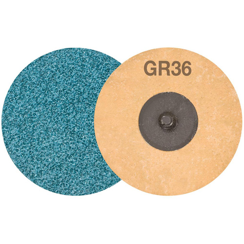 Disque de ponçage TWIST TOPCUT, 3" dia., Grain 36, Zirconium Groupe Generik