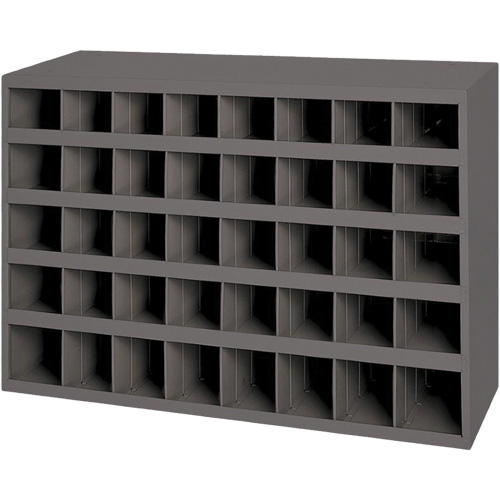 Armoires pour bacs de rangement en acier, 33-3/4" la x 8-1/2" p x 22-1/4" h, Gris Groupe Generik