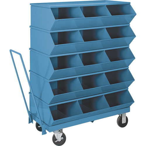 Bacs sectionnels superposables Stackbin - Chariots Groupe Generik