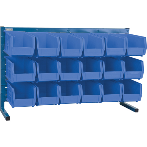 Rayonnage &agrave; persienne avec bacs, 18 bacs, 8-1/4" la x 36" p x 22" h Groupe Generik