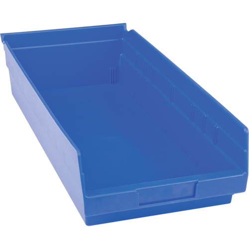 Bacs pour tablette en plastique, 8-3/8" la x 4" H x 17-7/8" p, Bleu, Capacit&eacute; 20 lb Groupe Generik