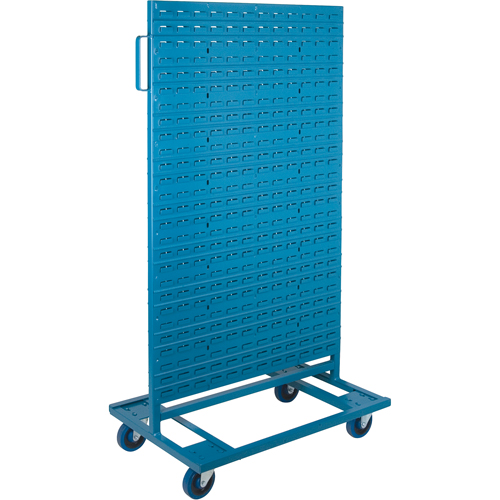 Mobile Bin Racks - Double Sided, 0 Bins, 36" W x 24" D x 67-1/2" H Groupe Generik