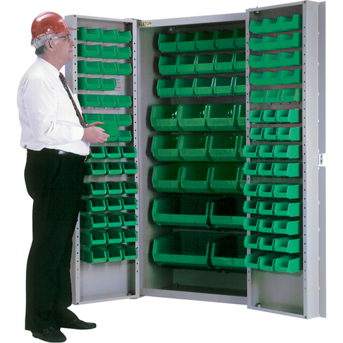 Deep-Door Combination Cabinet, 38" W x 24" D x 72" H, 36 Shelves Groupe Generik