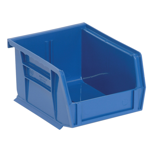 Ultra Stack & Hang Bin, 4-1/8" W x 3" H x 5-3/8" D, Blue Groupe Generik