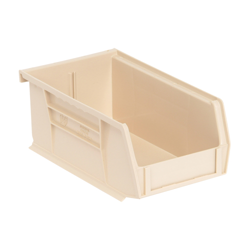 Ultra Stack & Hang Bin, 4-1/8" W x 3" H x 7-3/8" D, Ivory Groupe Generik