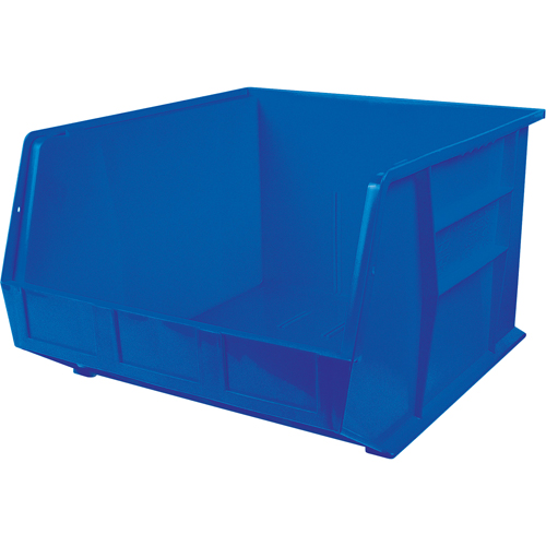 Bacs ultra empilable & suspendable, 16-1/2" la, 11" h x 18" p, Bleu Groupe Generik