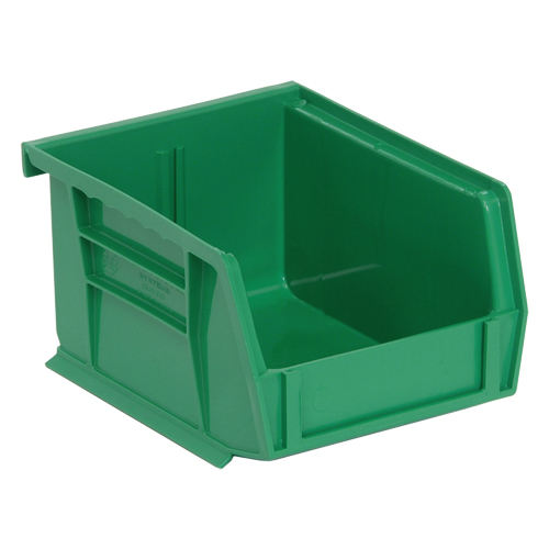 Ultra Stack & Hang Bin, 4-1/8" W x 3" H x 5-3/8" D, Green Groupe Generik
