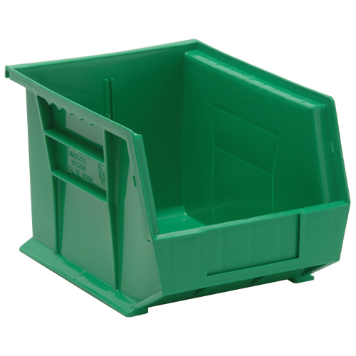 Bacs ultra empilable & suspendable, 8-1/4" la, 7" h x 10-3/4" p, Vert Groupe Generik