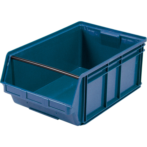 Contenants g&eacute;ants empilables, 18,375" la x 29" p x 11,875" h, Bleu Groupe Generik