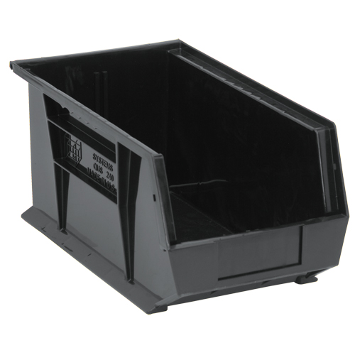 Ultra Stack & Hang Bin, 8-1/4" W x 7" H x 14-3/4" D, Black Groupe Generik