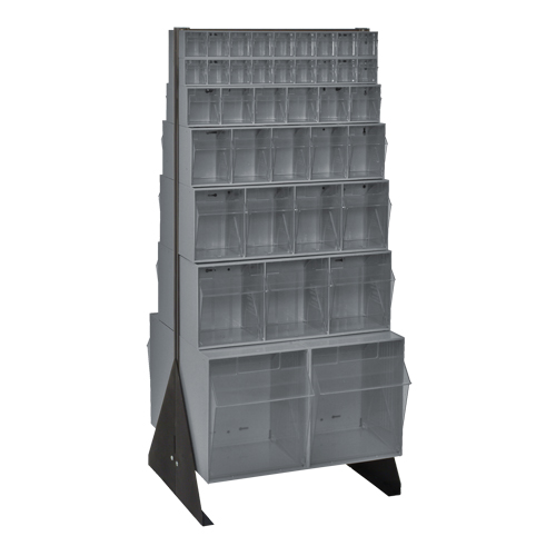 Support pour bacs basculants, 23-5/8" la x 16" p x 52" h, 76 tiroirs Groupe Generik