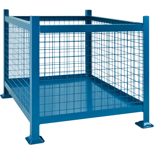 Contenants de vrac empilables, 40,5" la x 48,5" p x 30" h, Capacit&eacute; de 3000 lb Groupe Generik