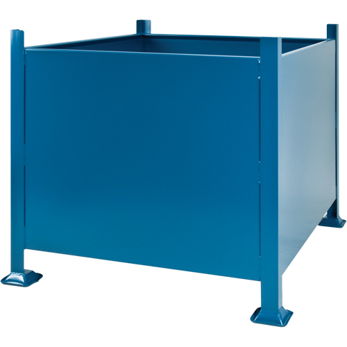 Contenants de vrac empilables, 30" ha x 40,5" la x 48,5" p, Capacit&eacute; de 3500 lb Groupe Generik