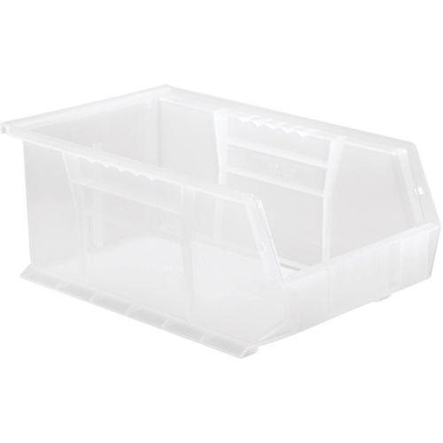 Clear-View Ultra Stack & Hang Bin, 8-1/4" W x 6" H x 13-5/8" D, Clear Groupe Generik