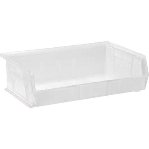 Clear-View Ultra Stack & Hang Bin, 16-1/2" W x 5" H x 10-7/8" D, Clear Groupe Generik
