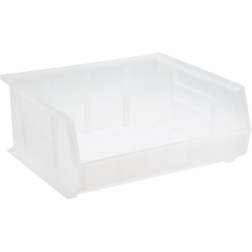 Clear-View Ultra Stack & Hang Bin, 16-1/2" W x 7" H x 14-3/4" D, Clear Groupe Generik