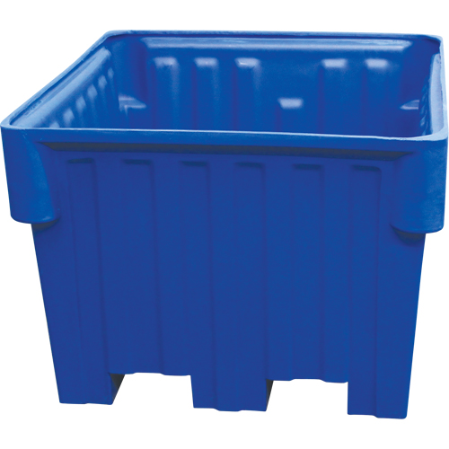 Nesting Forklift Bin, 42" W x 48" D x 30" H, Blue Groupe Generik