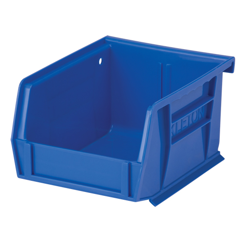 Stack & Hang Bin, 4-1/8" W x 3" H x 5-3/8" D, Blue Groupe Generik