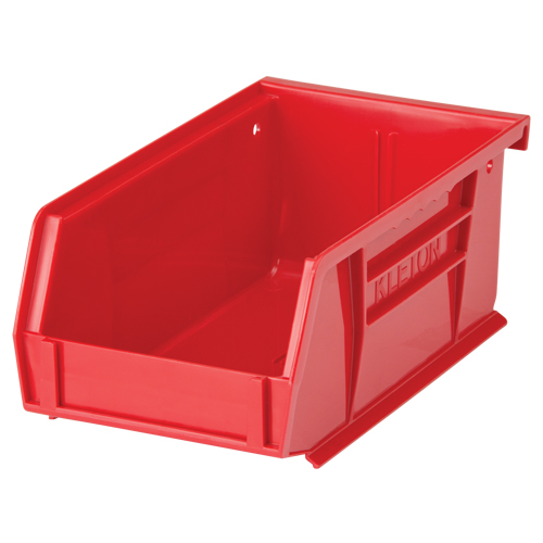 Bac empilable & &agrave; suspendre, 4-1/8" la, 3" h x 7-3/8" p, Rouge Groupe Generik