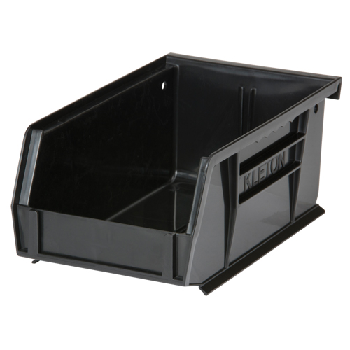 Stack & Hang Bin, 4-1/8" W x 3" H x 7-3/8" D, Black Groupe Generik