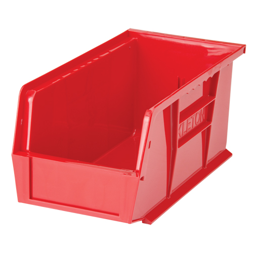 Bac empilable & &agrave; suspendre, 5-1/2" la, 5" h x 10-7/8" p, Rouge Groupe Generik
