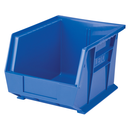 Bac empilable & &agrave; suspendre, 8-1/4" la, 7" h x 10-3/4" p, Bleu Groupe Generik