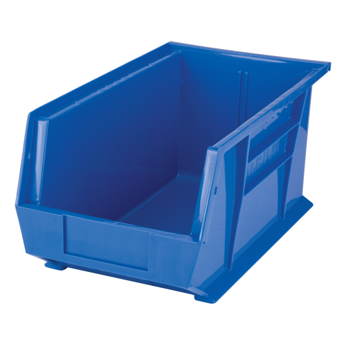 Bac empilable & &agrave; suspendre, 8-1/4" la, 7" h x 14-3/4" p, Bleu Groupe Generik